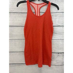 Nike Dri Fit Slim Fit Orange Tank Size M